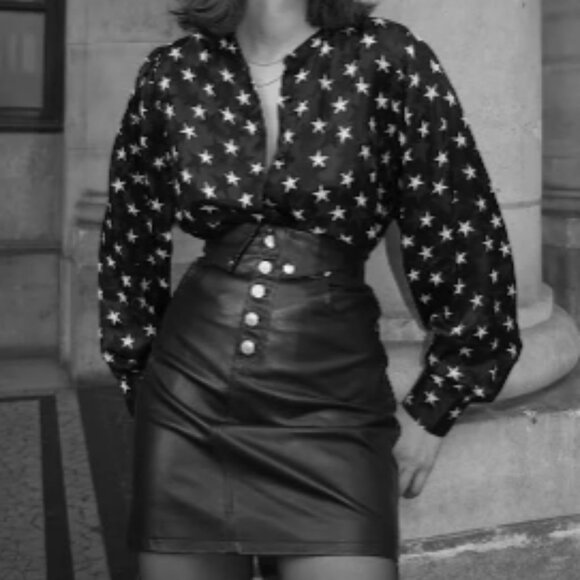 The Kooples Dresses & Skirts - The Kooples Lamb Leather Mini Skirt - NWT